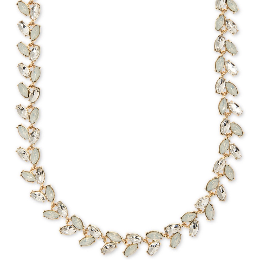 Anne Klein Gold-Tone Crystal Collar Necklace NWT - Picture 2 of 3